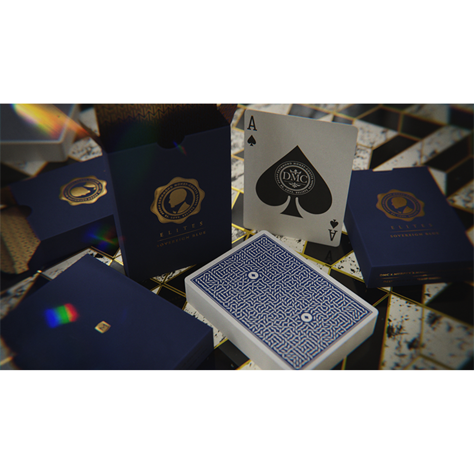 DMC ELITES: V4 Sovereign Blue Playing Cards