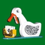 Educated duck / kaarten eend