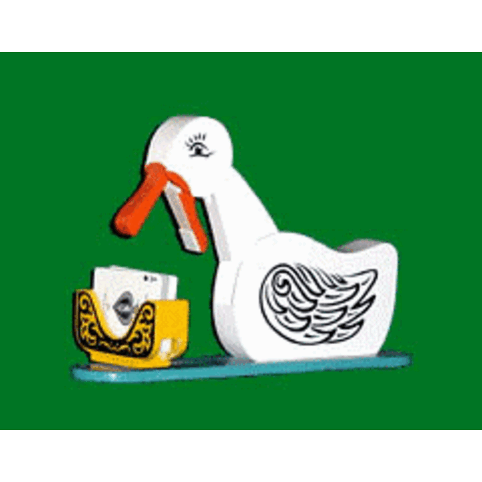 Educated duck / kaarten eend