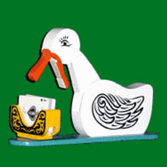 Educated duck / kaarten eend