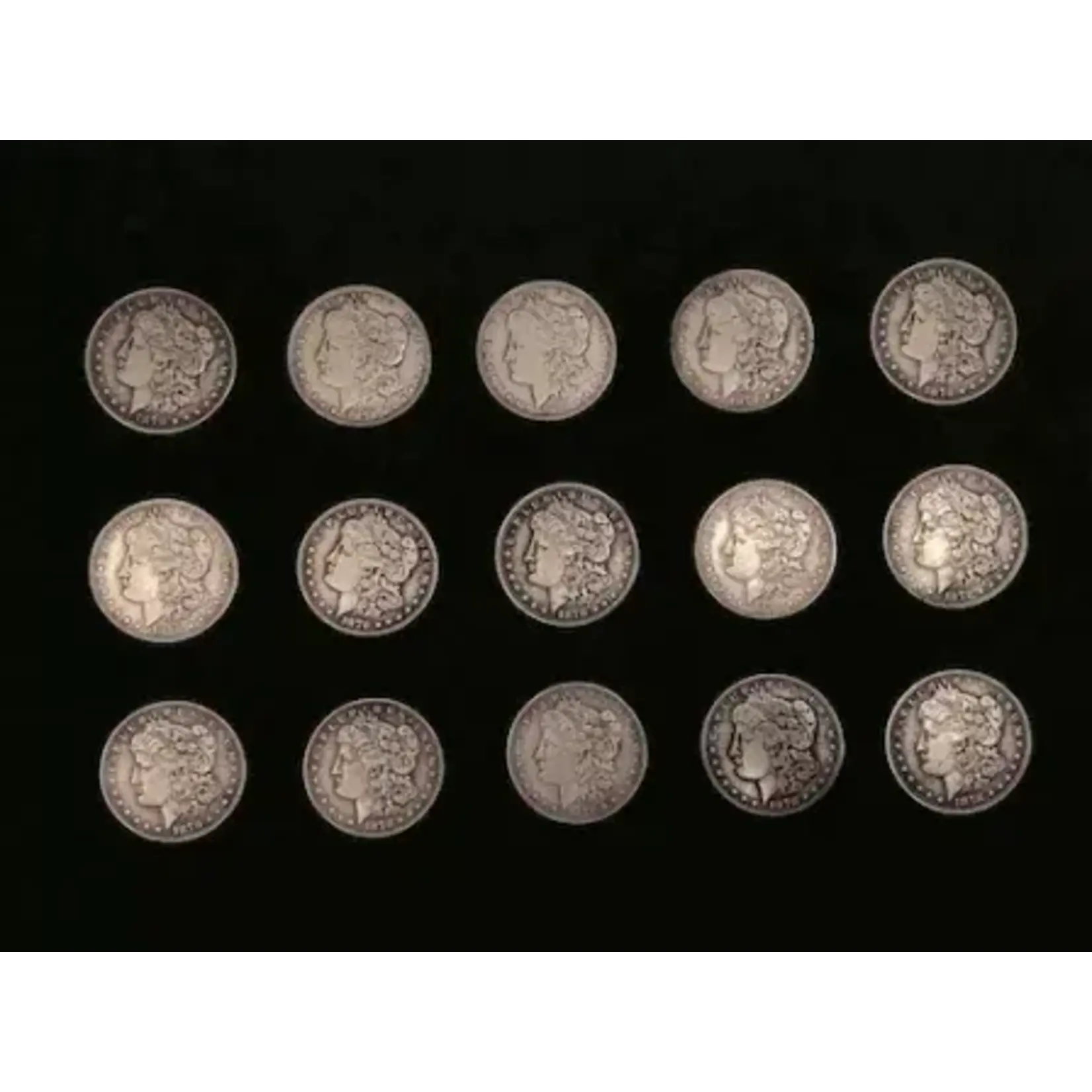 Exploded coins - Morgan Replica