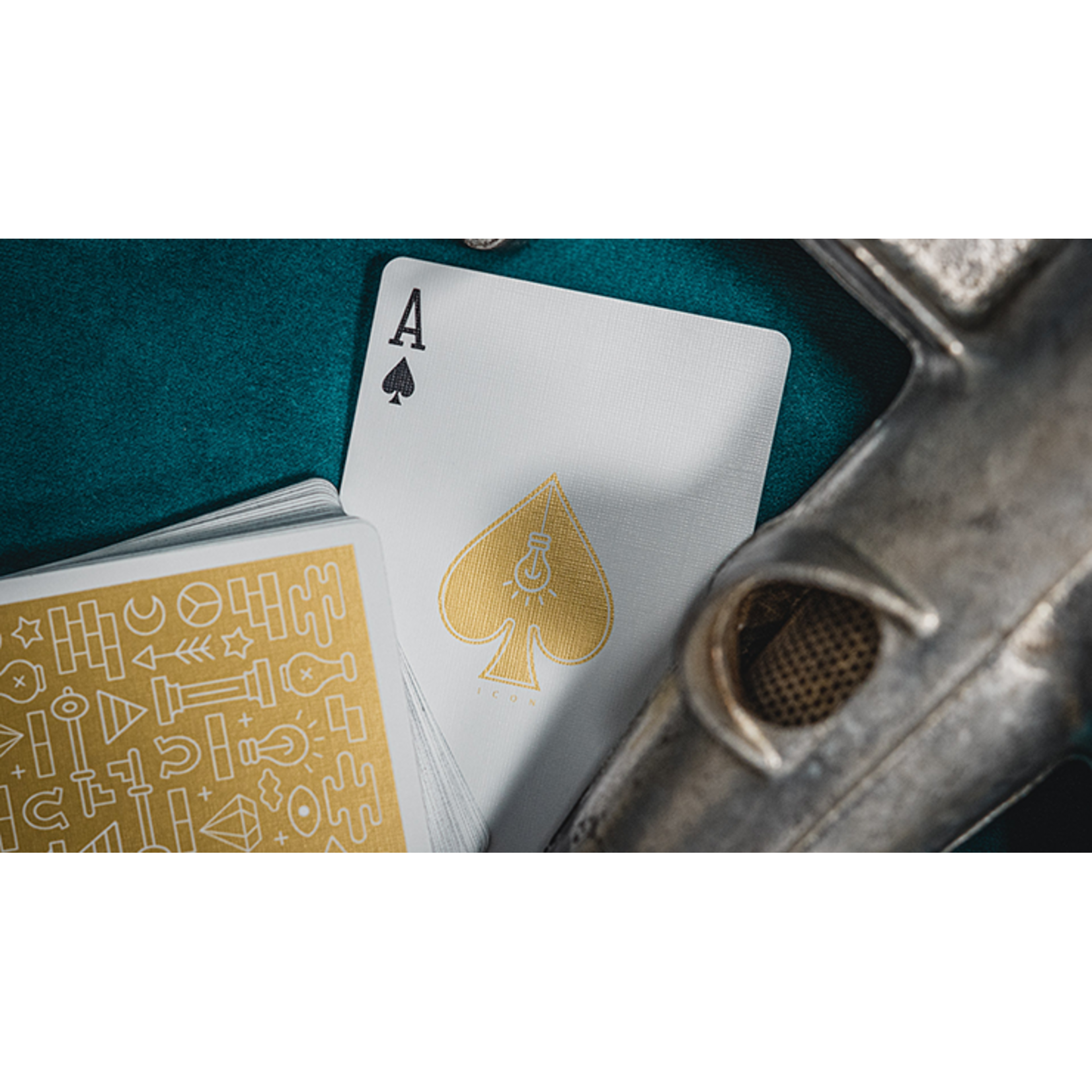 Gold ICON Playing Cards by Riffle Shuffle