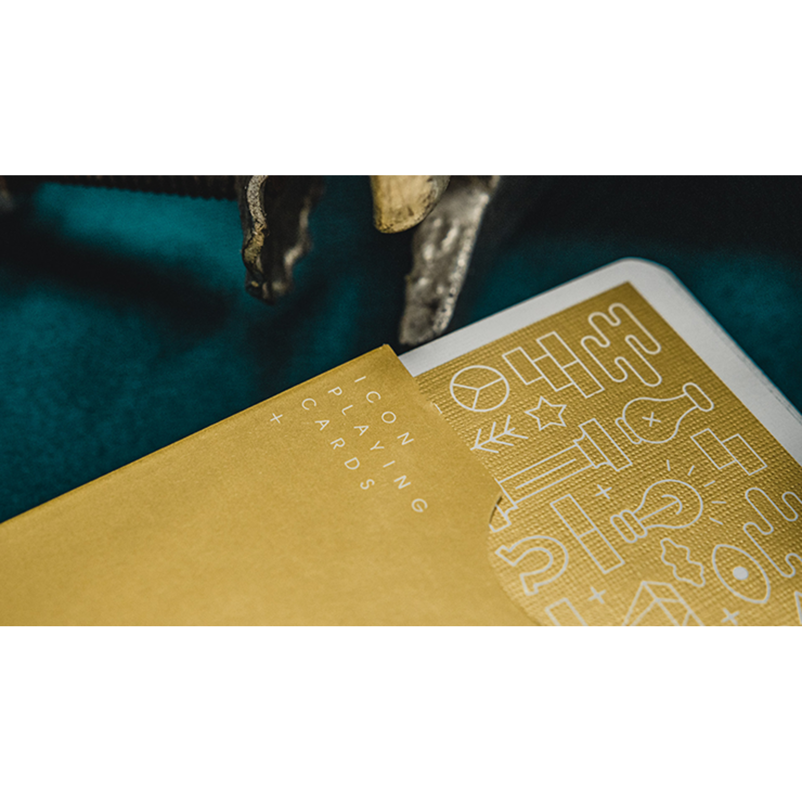 Gold ICON Playing Cards by Riffle Shuffle