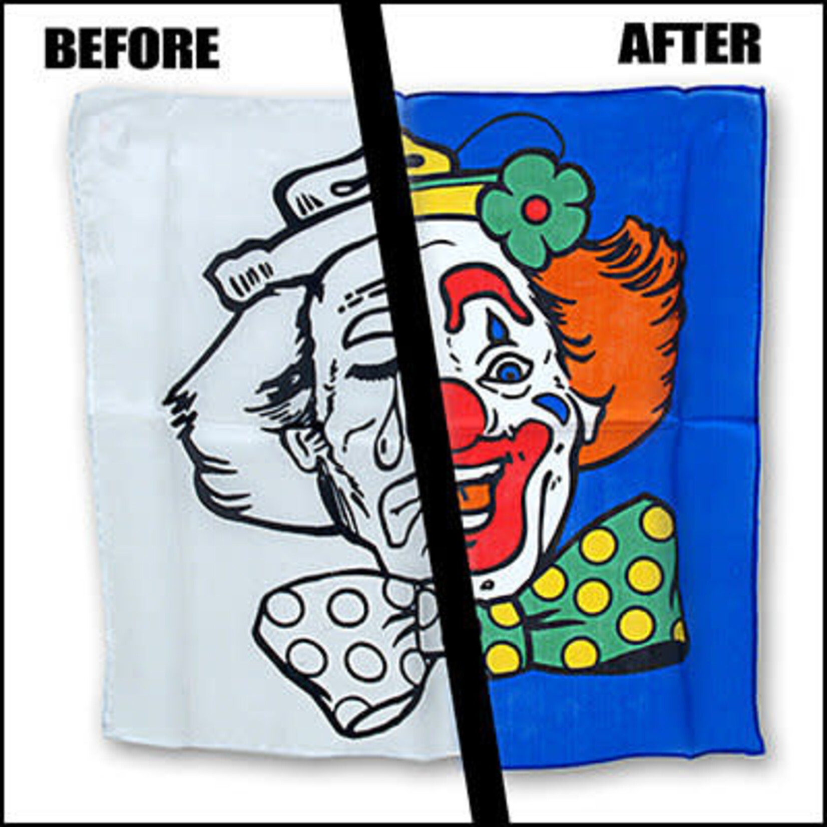 Happy/Sad Clown Silk Set