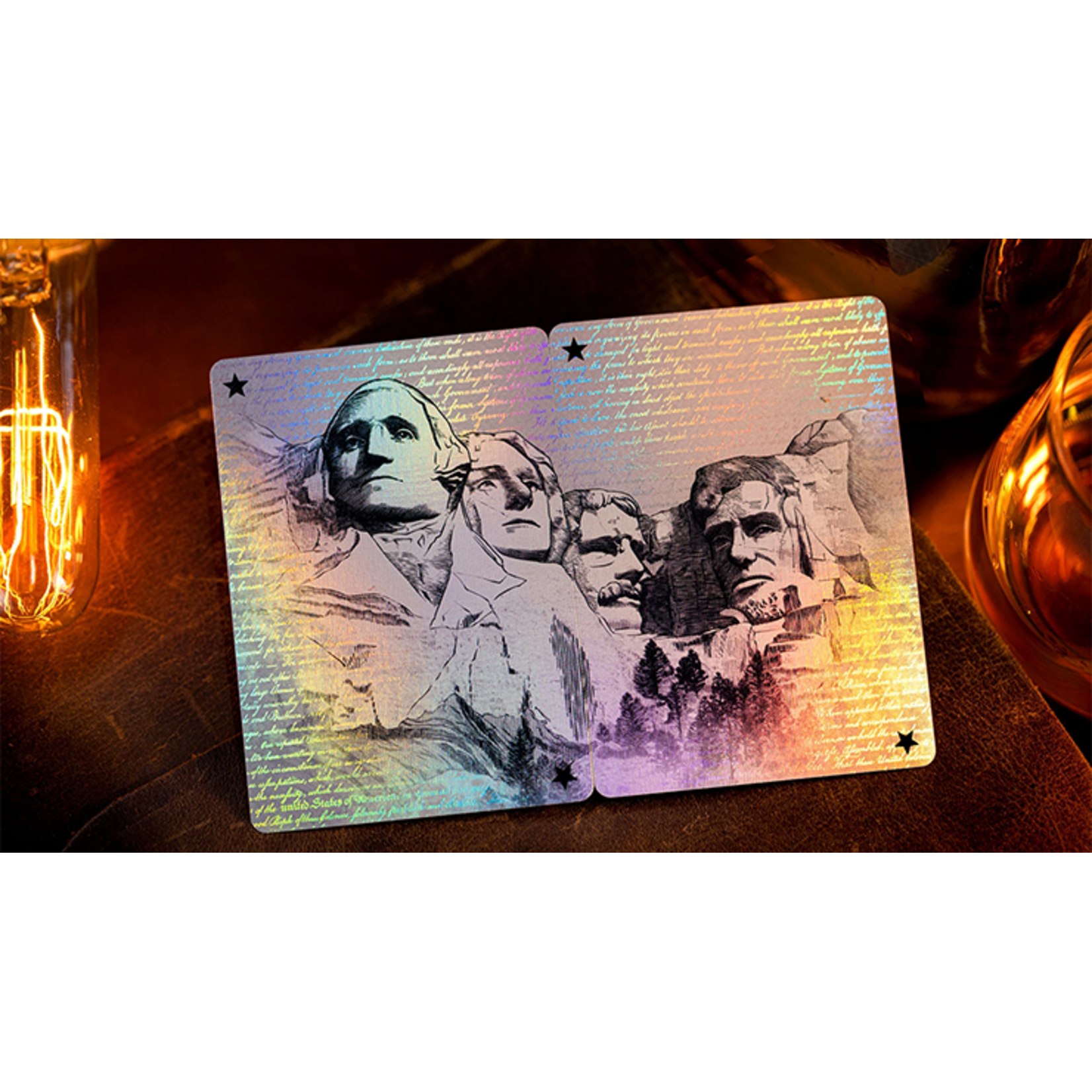 Holographic Legal Tender Playing Cards by Kings Wild