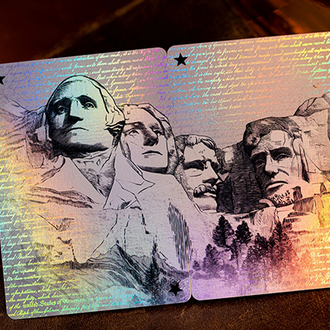 Holographic Legal Tender Playing Cards by Kings Wild