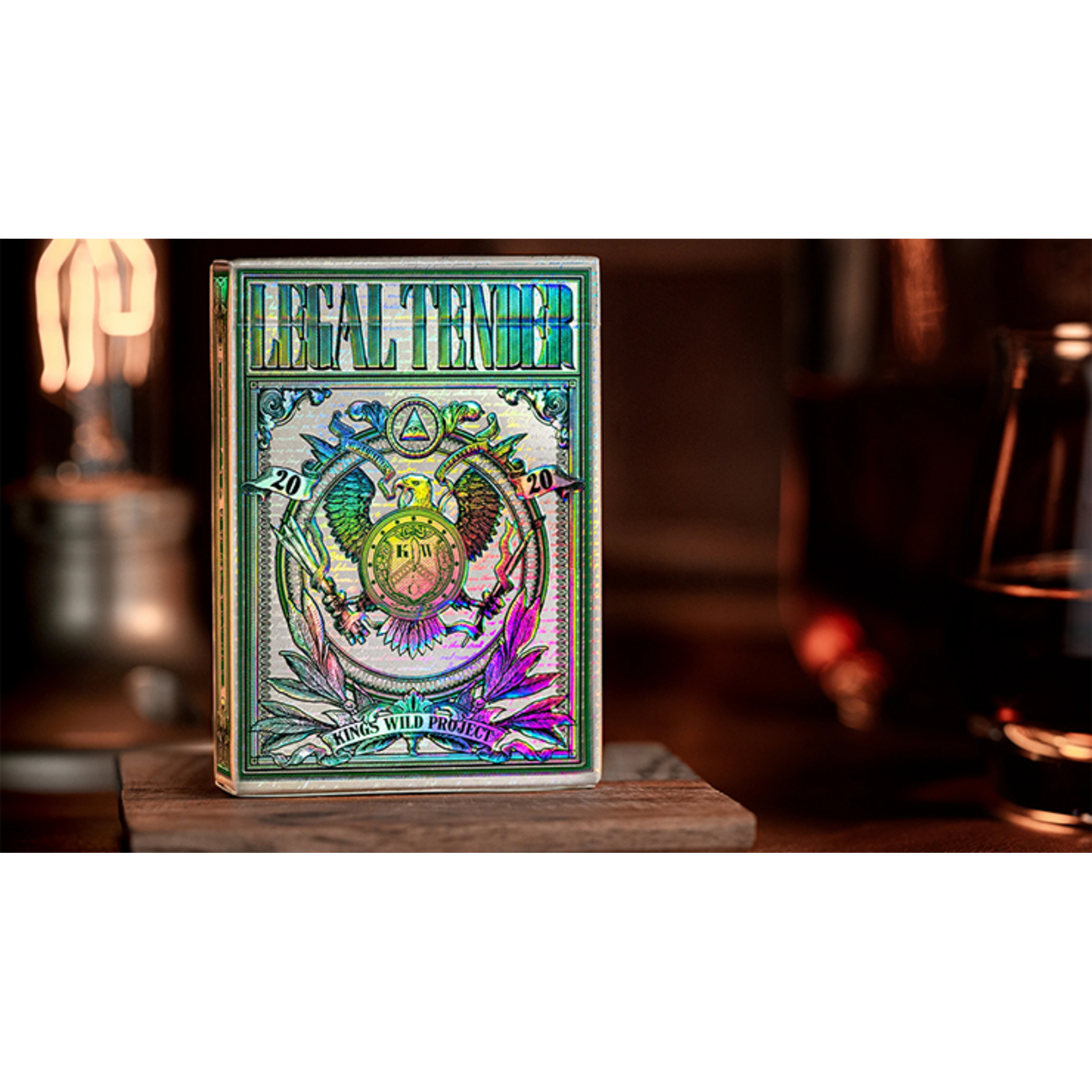 Holographic Legal Tender Playing Cards by Kings Wild