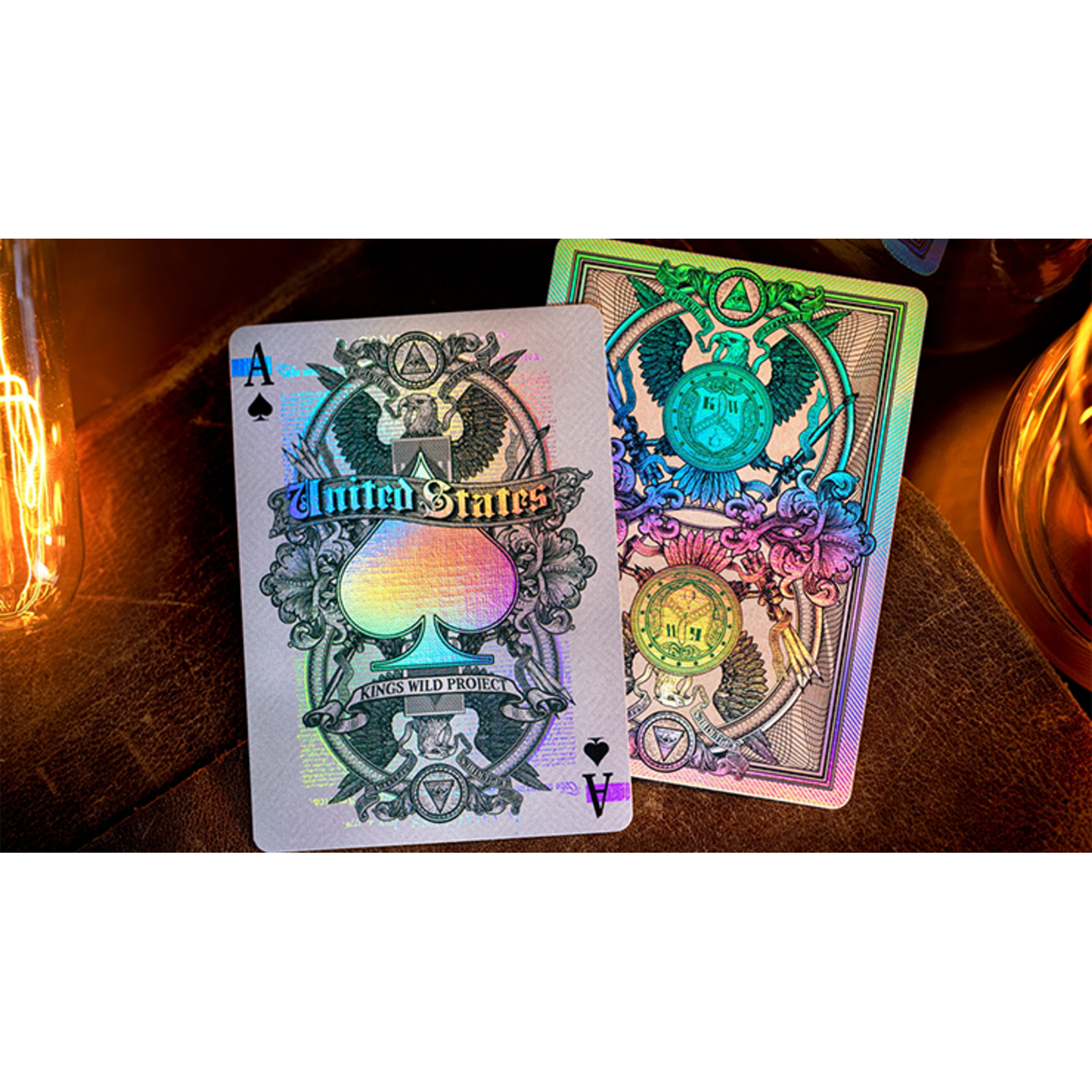 Holographic Legal Tender Playing Cards by Kings Wild