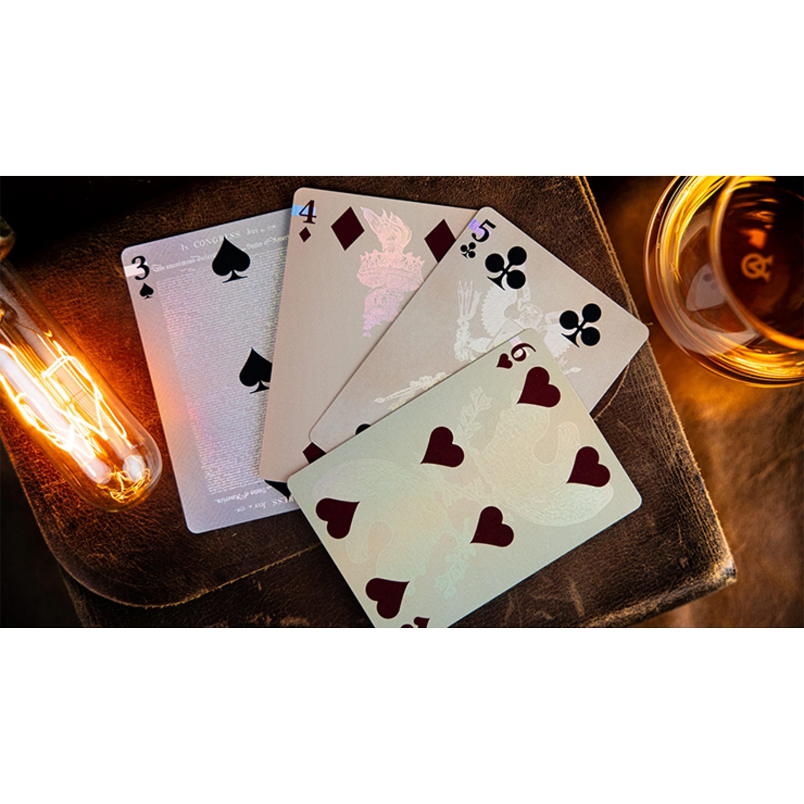 Holographic Legal Tender Playing Cards by Kings Wild