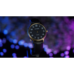 Infinity Watch V3 - Gold Case Black Dial by Bluether Magic
