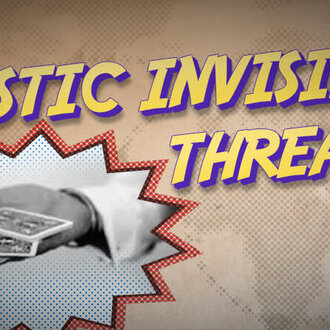 Invisible elastic thread spool