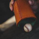 Leather Chop Cup with Balls (Brown) by TCC