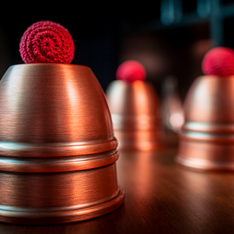Murphy's Magic Supplies, Inc. LEGEND Cups and Balls (Copper/Aged) by Murphy's Magic
