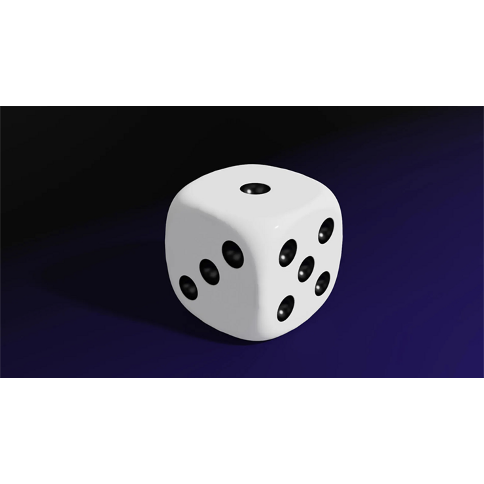 Magnetic Die (White) by Iarvel Magic