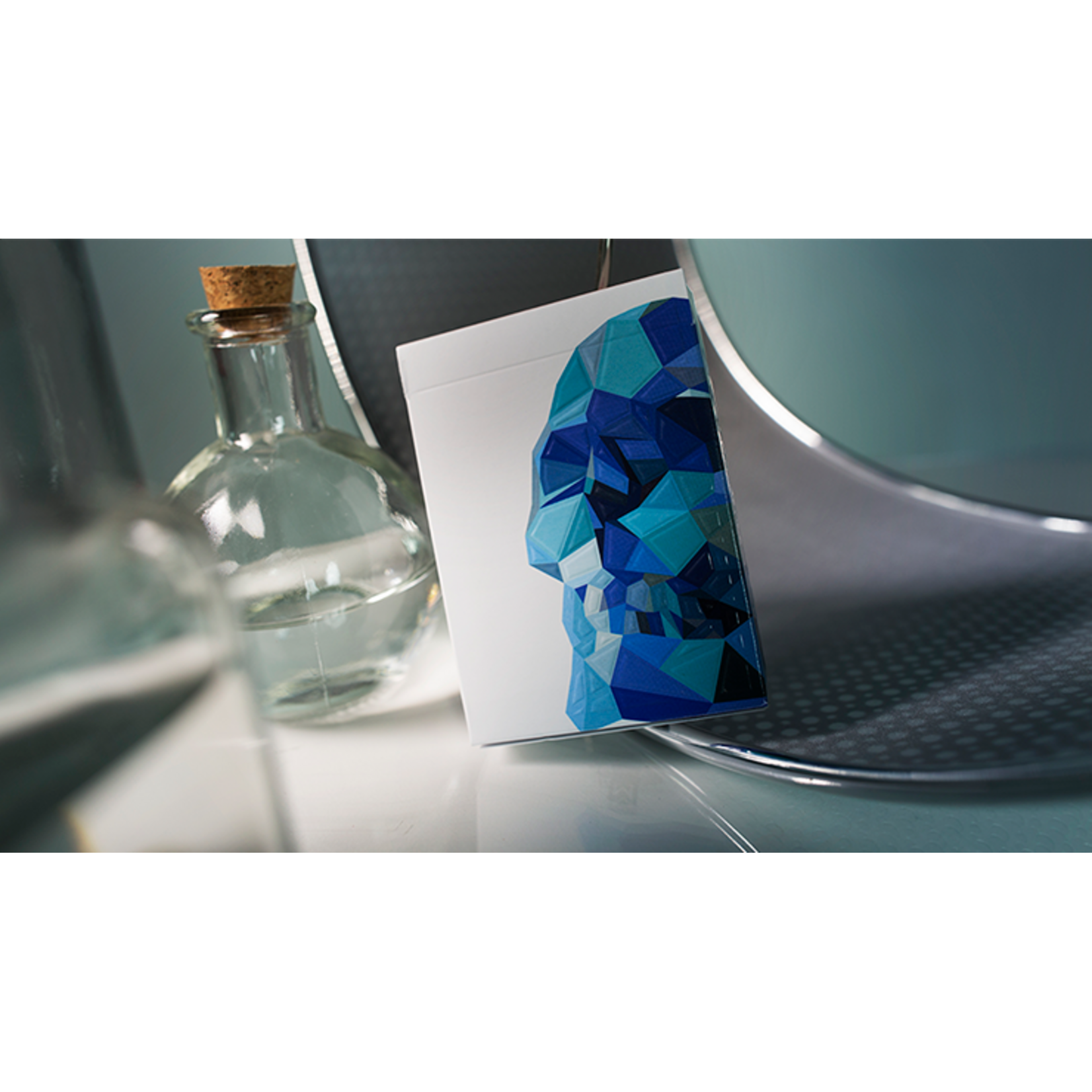 Memento Mori Blue Playing Cards