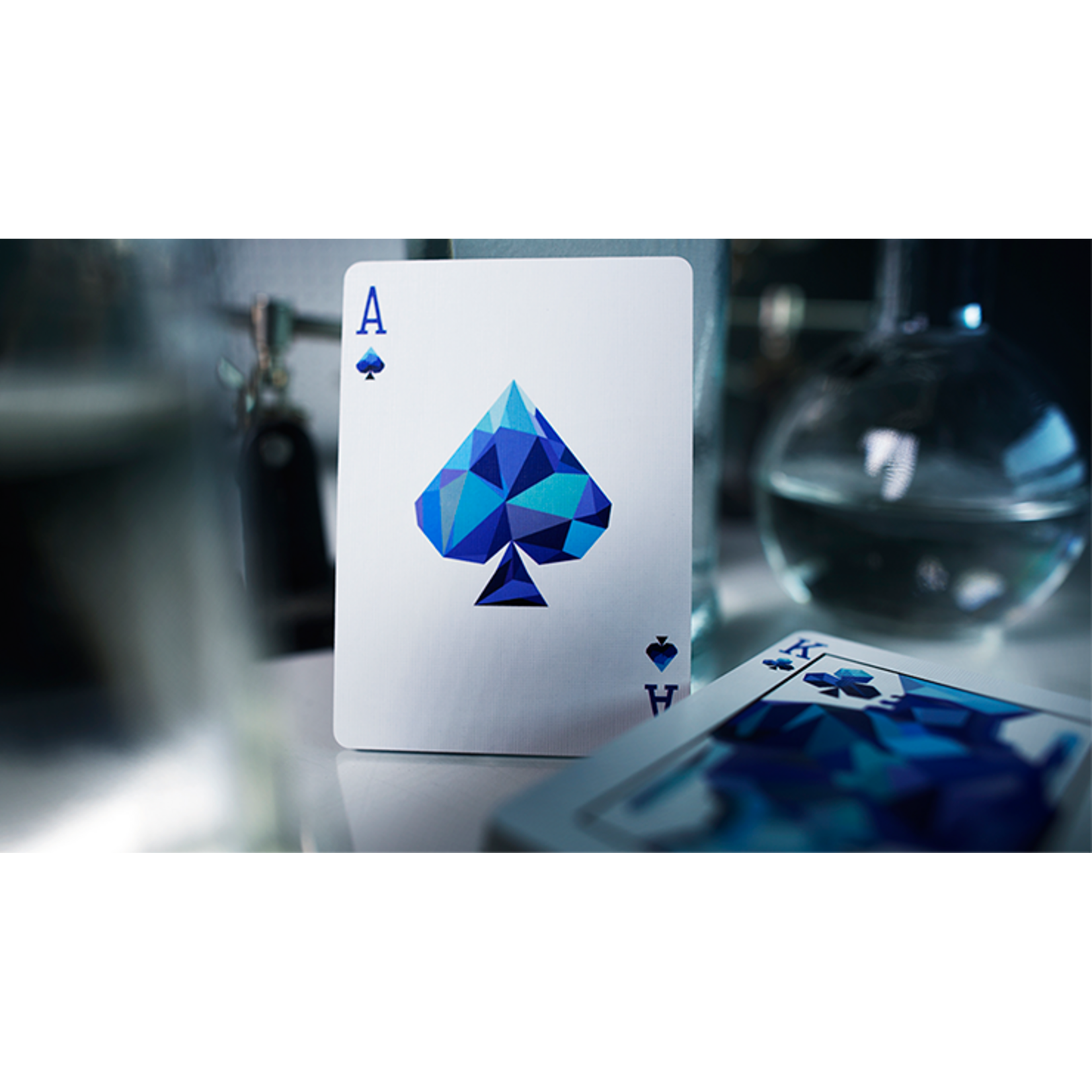 Memento Mori Blue Playing Cards