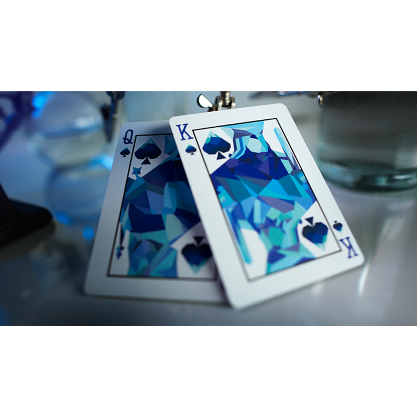 Memento Mori Blue Playing Cards
