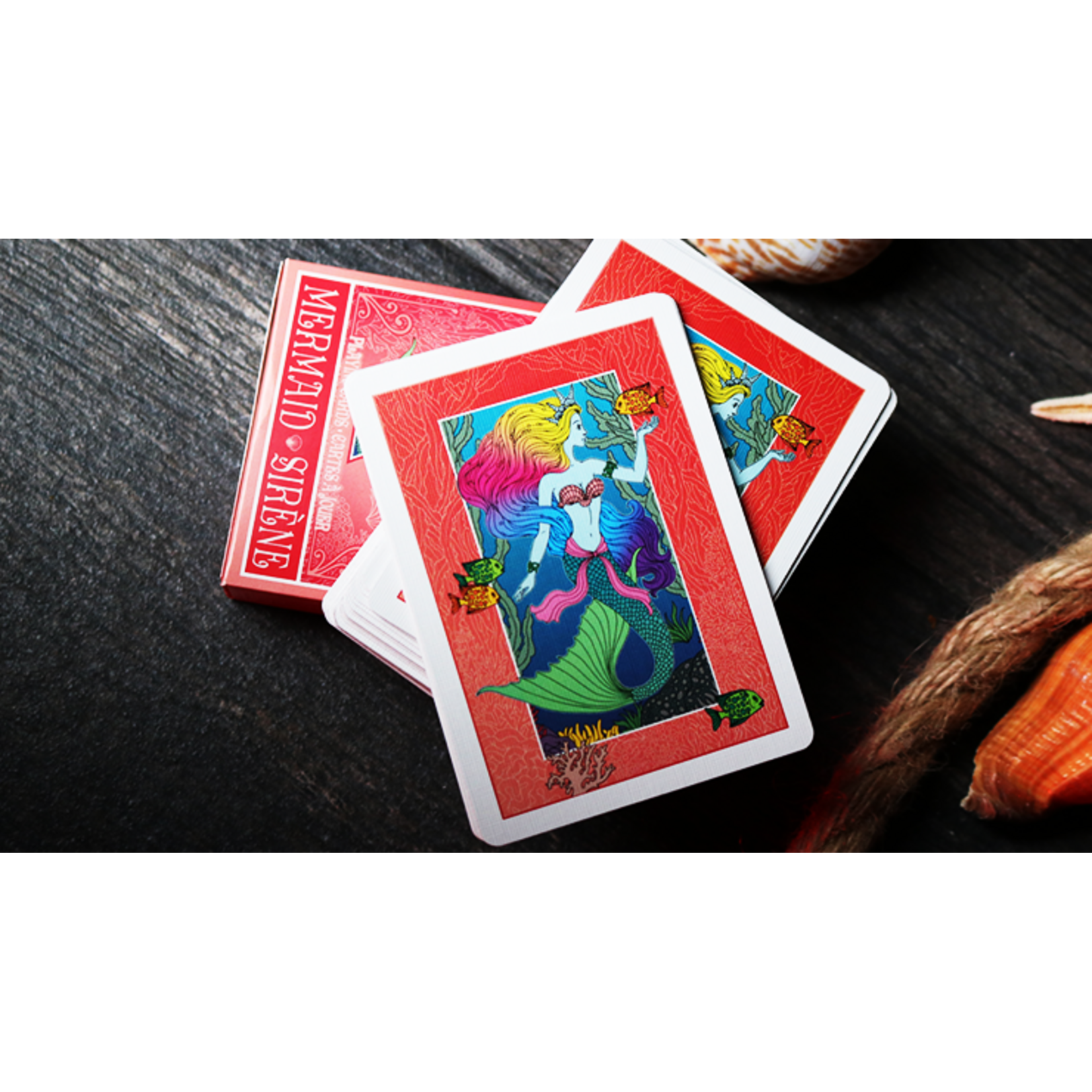Mermaid Speelkaarten (Red)