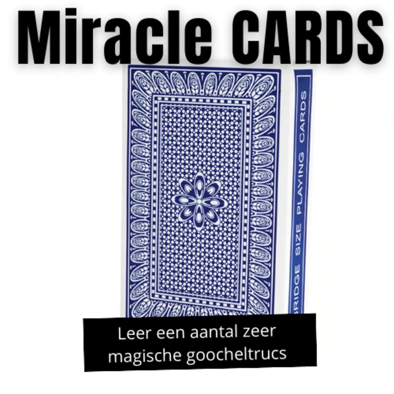 Goochelen.nl Miracle kaarten - goochelen.nl