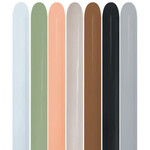Modelleerballonnen 260 - Earthy Assortiment - 004 - 100 Stuks