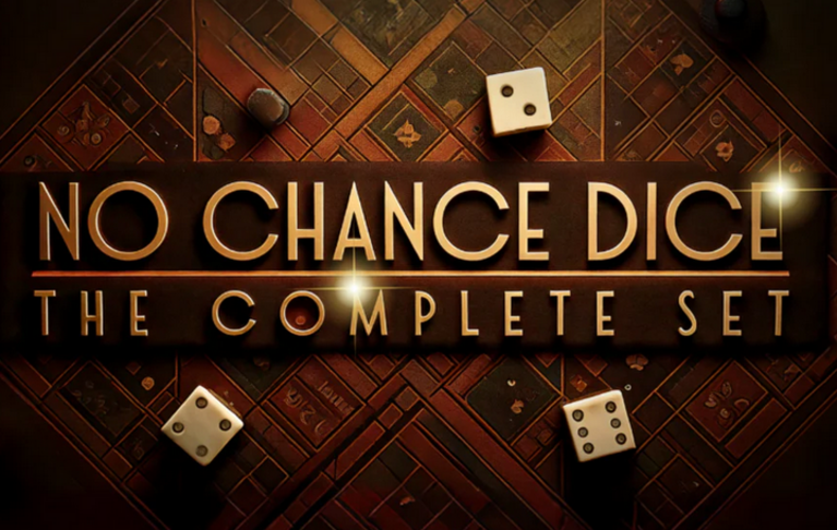 No Chance Dice Set by Alakazam Magic