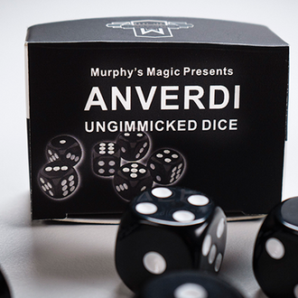 Murphy's Magic Supplies, Inc. Normale dobbelsteen zwart (Anverdi dice)
