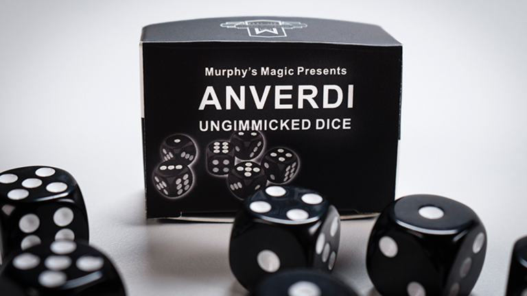 Murphy's Magic Supplies, Inc. Normale dobbelsteen zwart (Anverdi dice)