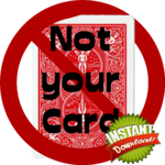 Not your card - instant download