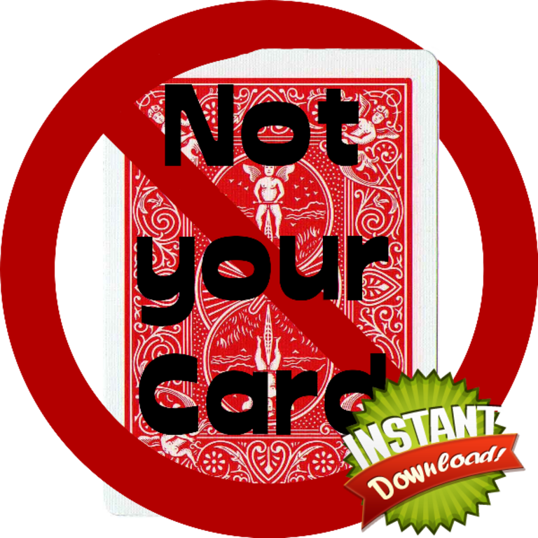 Not your card - instant download