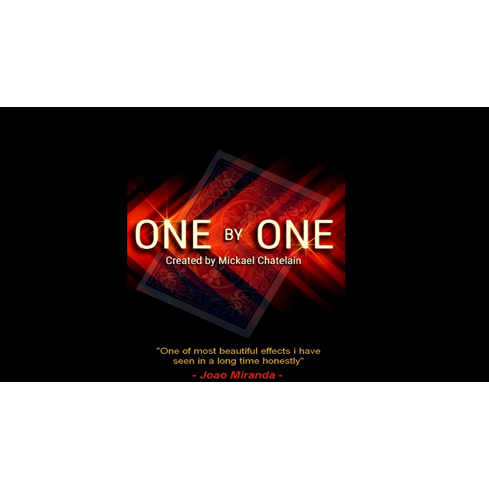One by One (Red) by Mickaël Chatelain