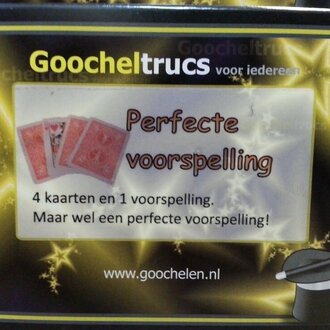 Perfecte voorspelling - goochelen.nl