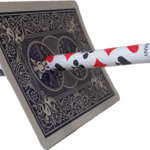 Potlood door kaart met Bicycle spel