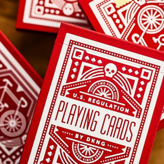 Red Wheel Playing Cards (DKNG) by Art of Play