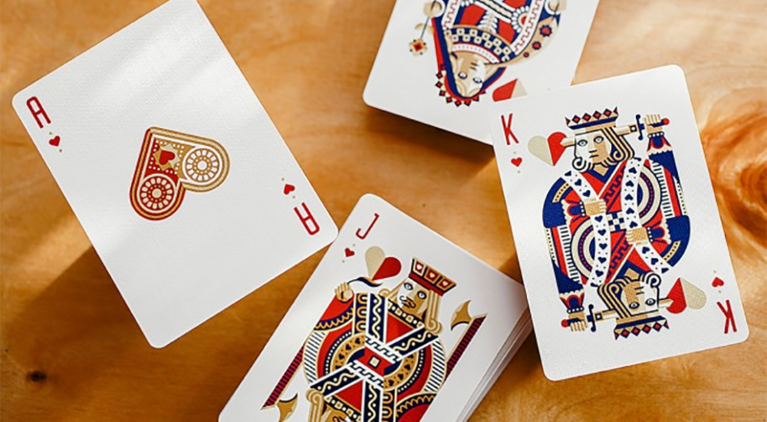 Red Wheel Playing Cards (DKNG) by Art of Play