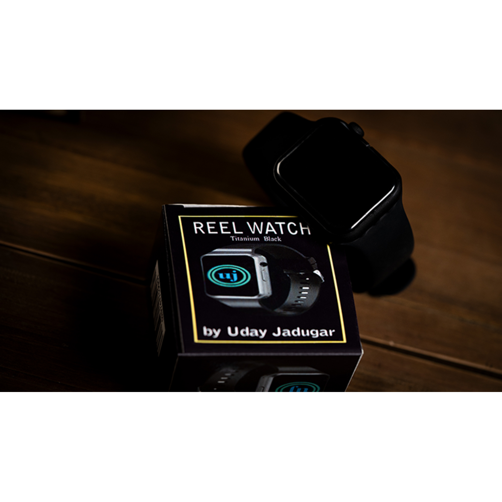 REEL WATCH - Stainless with black band smart watch (KEVLAR) by Uday Jadugar