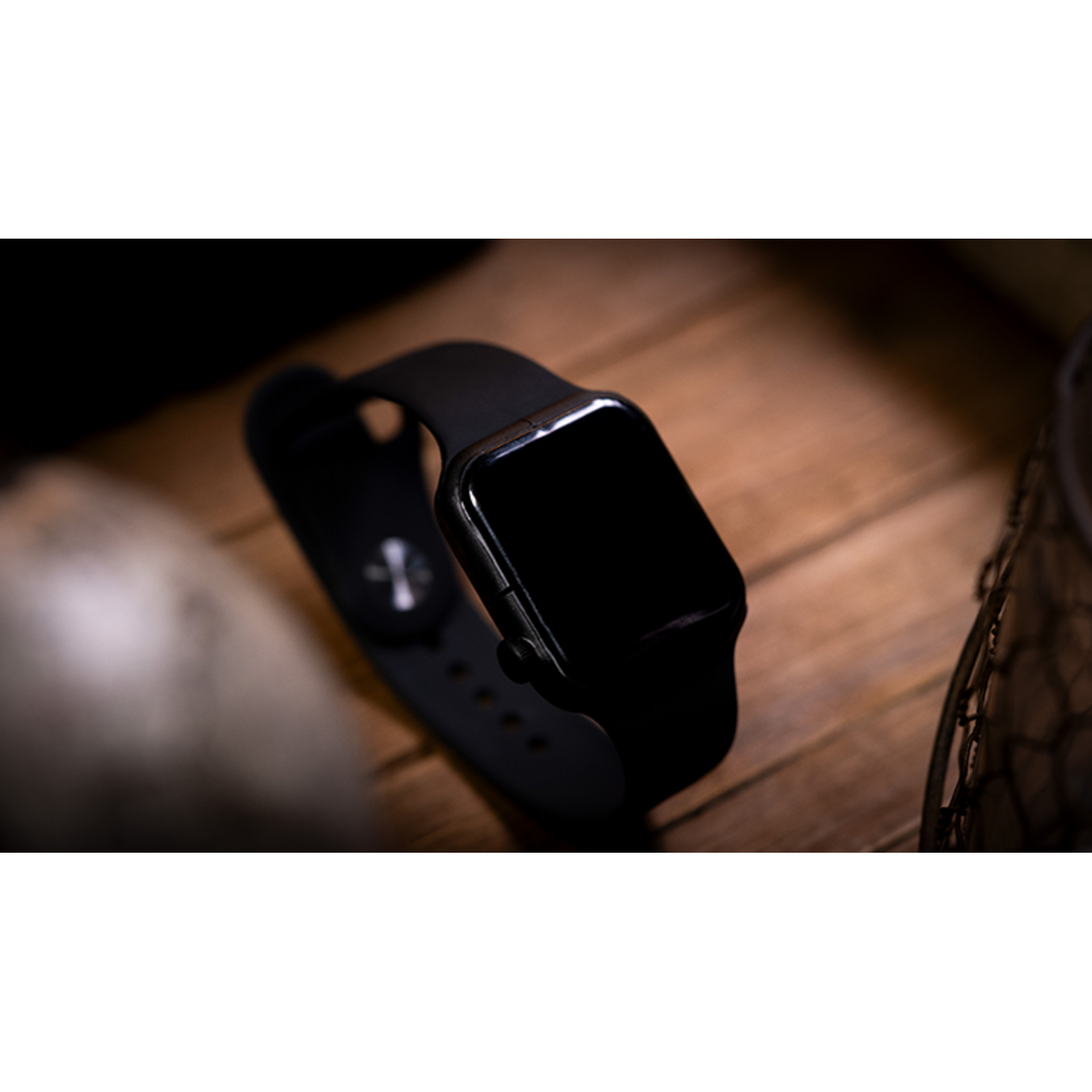 REEL WATCH Titanium Black with black band smart watch (KEVLAR) by Uday Jadugar
