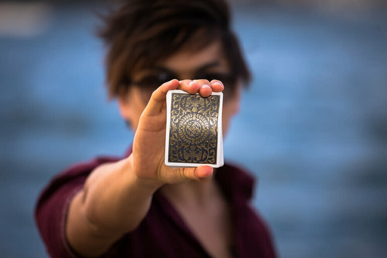 Regalia zwart Speelkaarten by Shin Lim