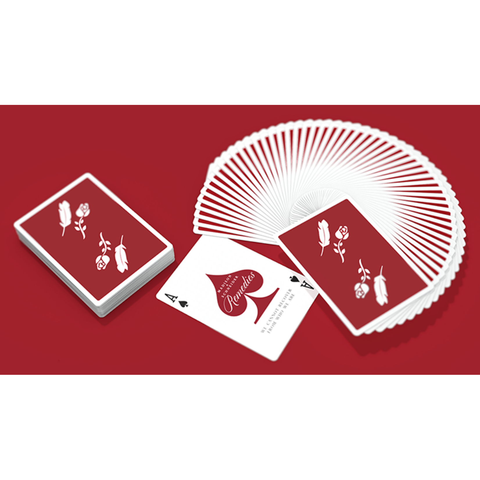 Remedies (RED) Playing Cards by Madison x Schneider