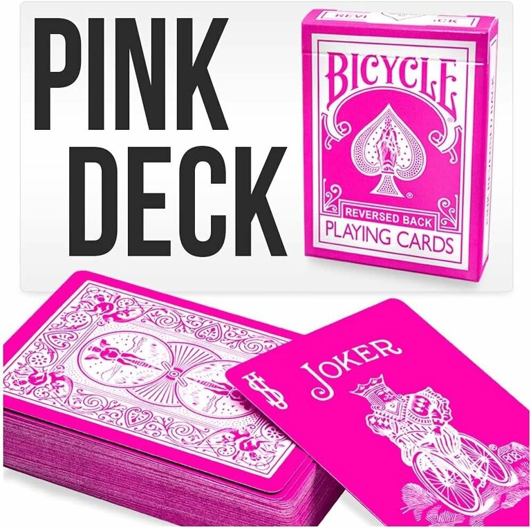 Bicycle Reversed Pink Playing Cards Bicycle Deck