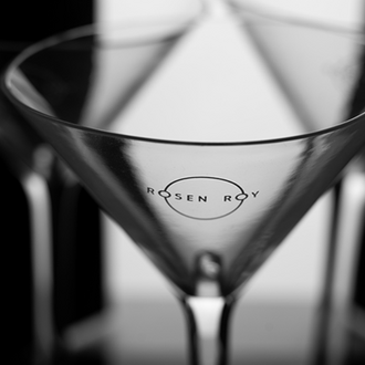 Rosen Roy Martini Glass by Rosen Roy