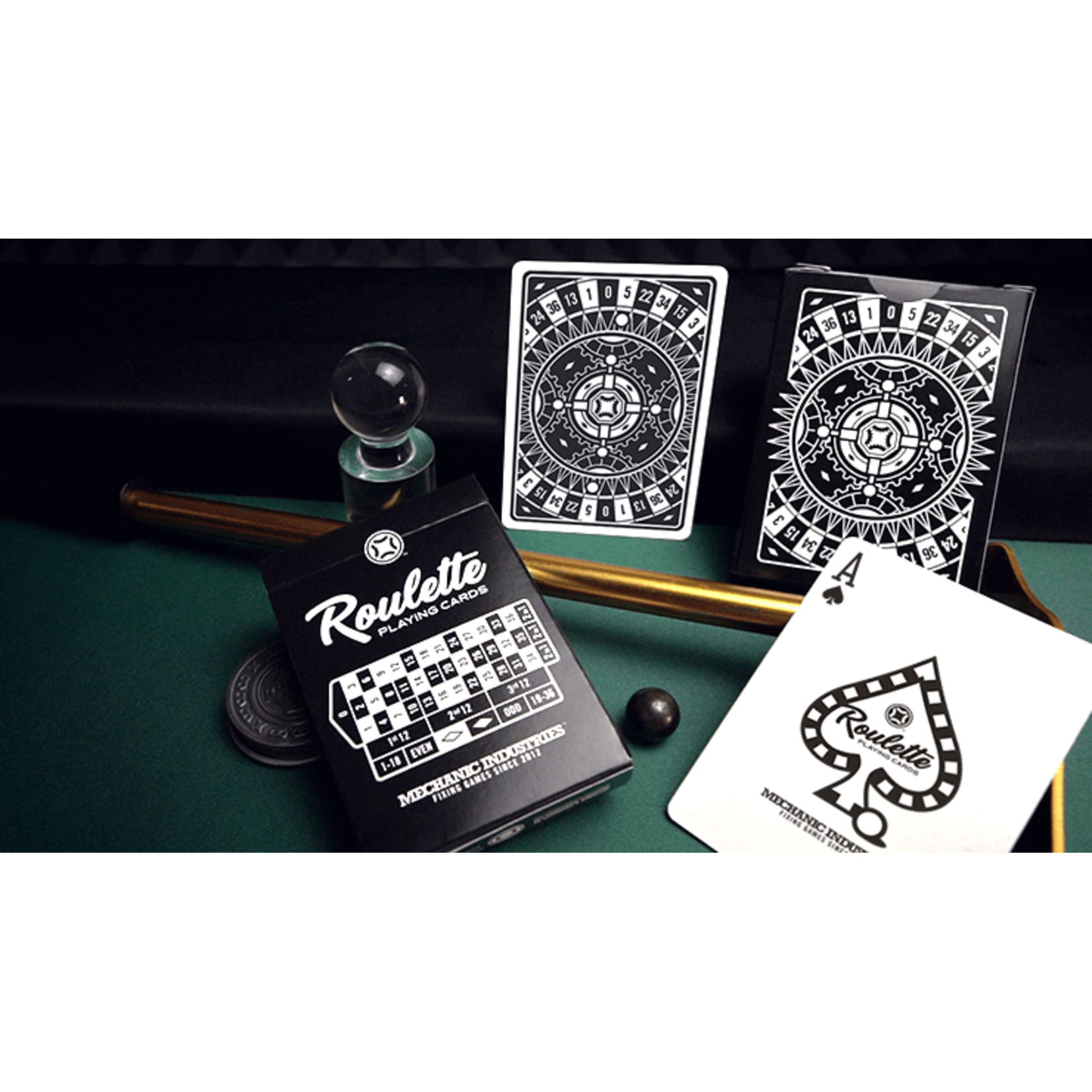 Roulette Playing Cards BACK  by Mechanic Industries