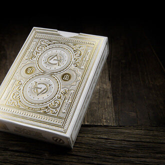White Artisans playing cards