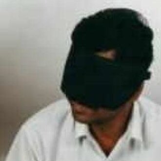 See thru blindfold