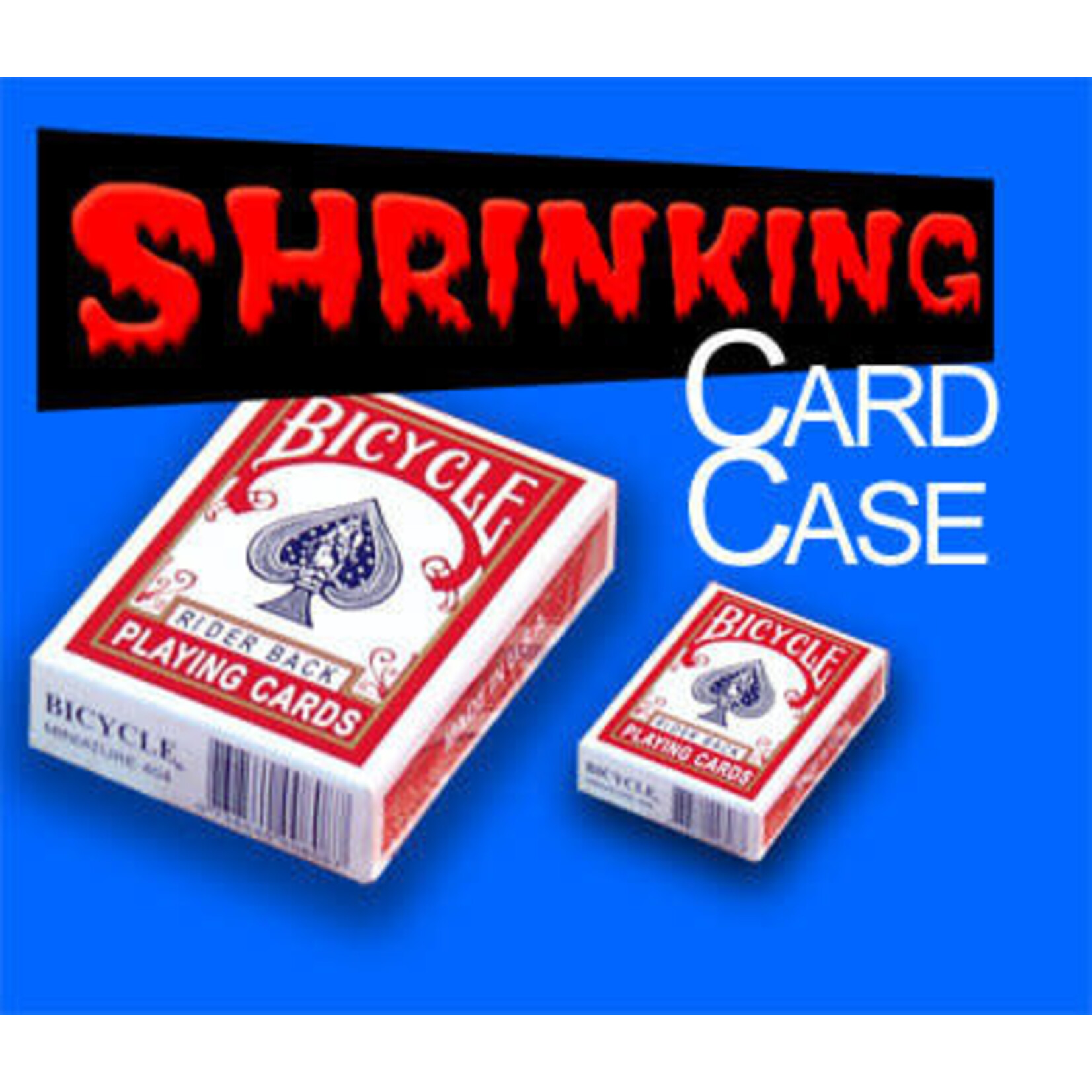 Shrinking card case