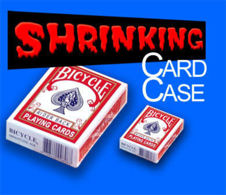 Shrinking card case