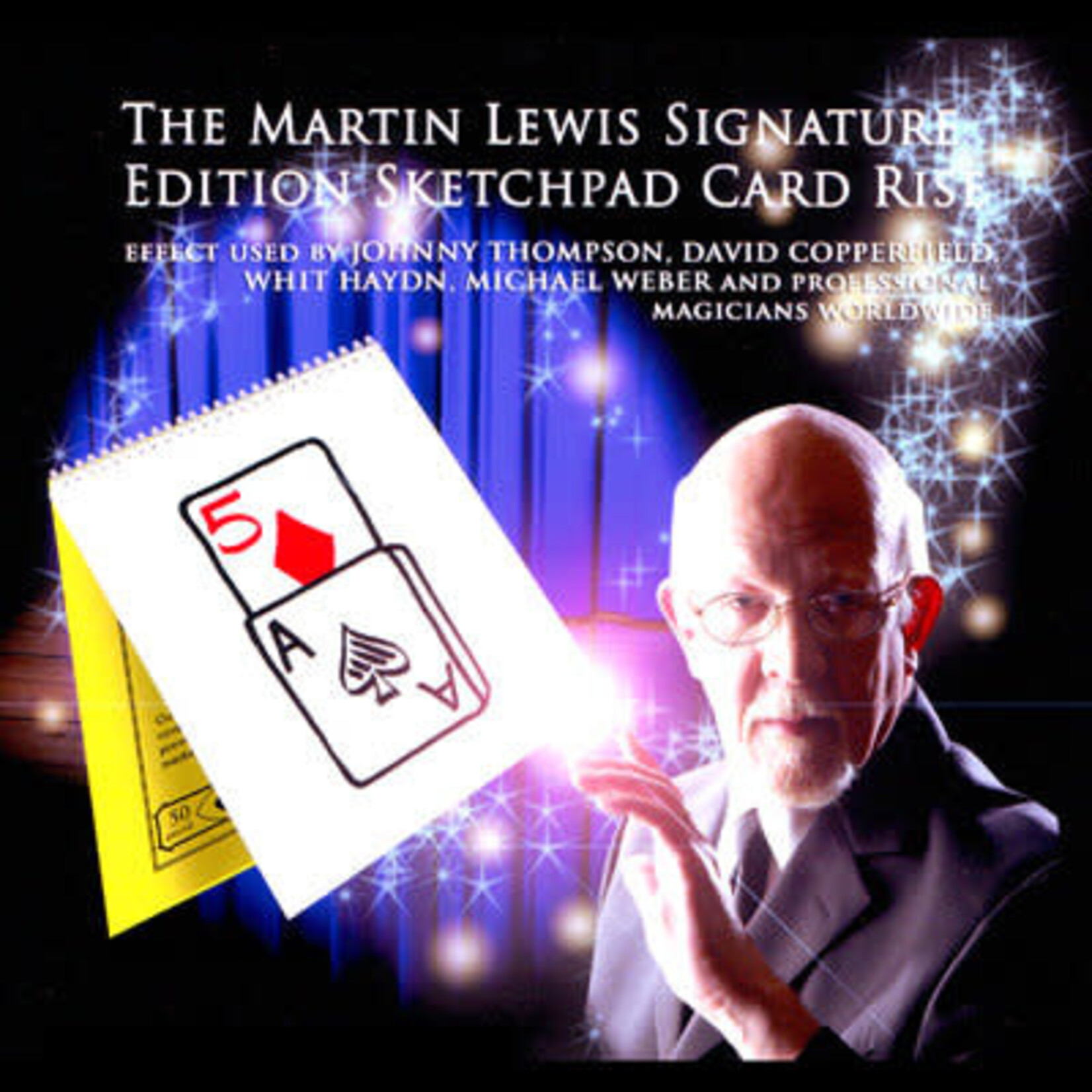 Sketchpad rising card (cardiographic)  by Martin Lewis