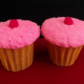 Spons Cupcake (2 stuks)