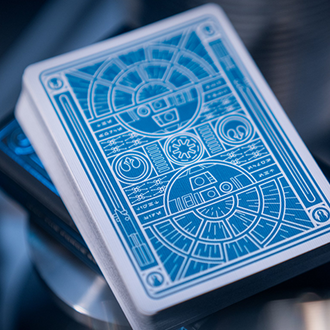 Star Wars Light Side (Blue) Playing Cards by theory11