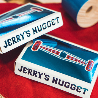 Vintage Feel Jerry's Nuggets (Blue Foil) Playing Cards