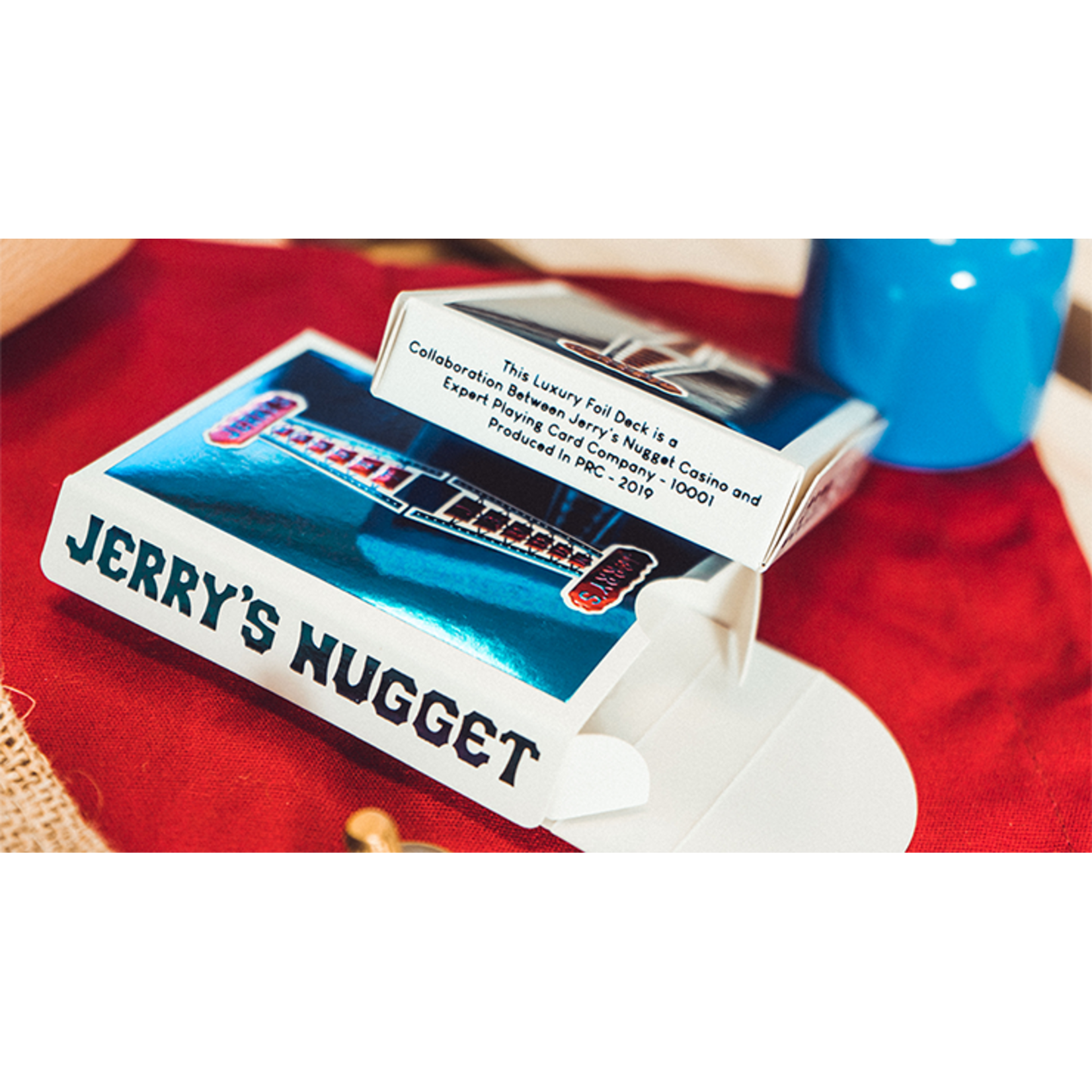Vintage Feel Jerry's Nuggets (Blue Foil) Playing Cards